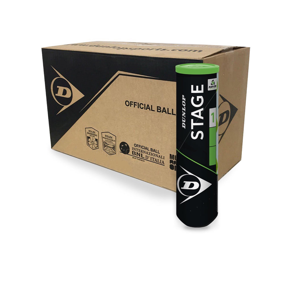 Dunlop Stage 1 Green Ball 4-Ball Can PK18