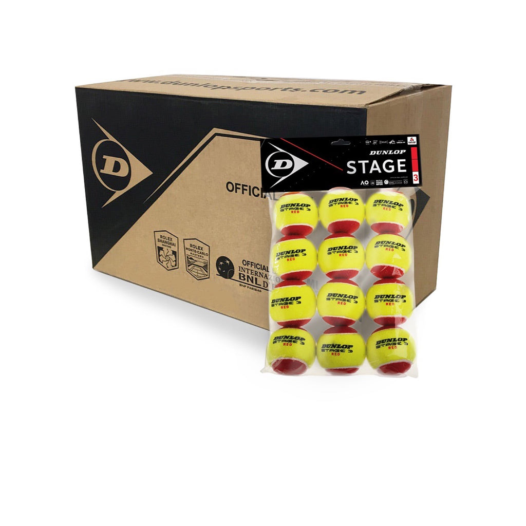 Dunlop Stage 3 Red Ball 96-Ball Case