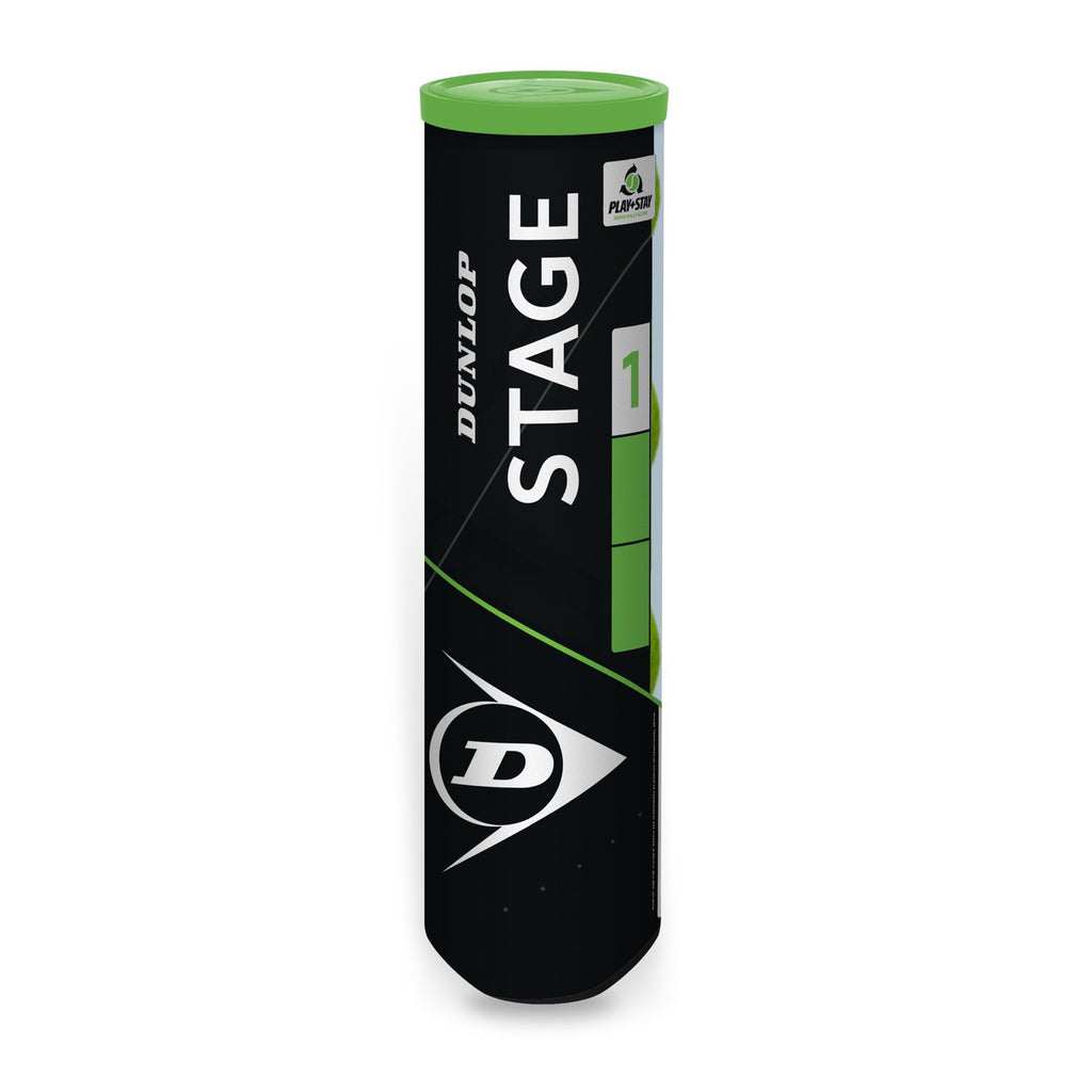 Dunlop Stage 1 Green Ball 4-Ball Can PK18