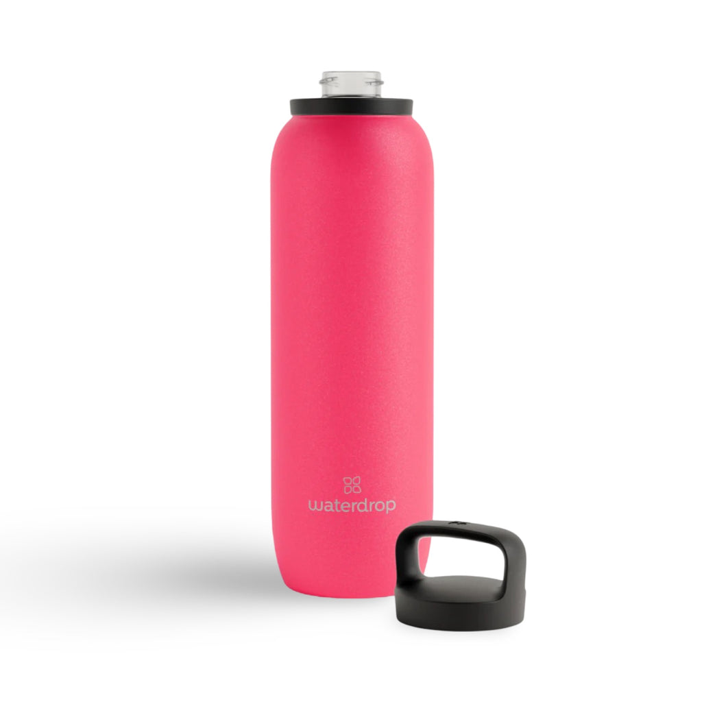 Waterdrop Water Bottle · Neon Pink · All-Purpose Thermo 1L